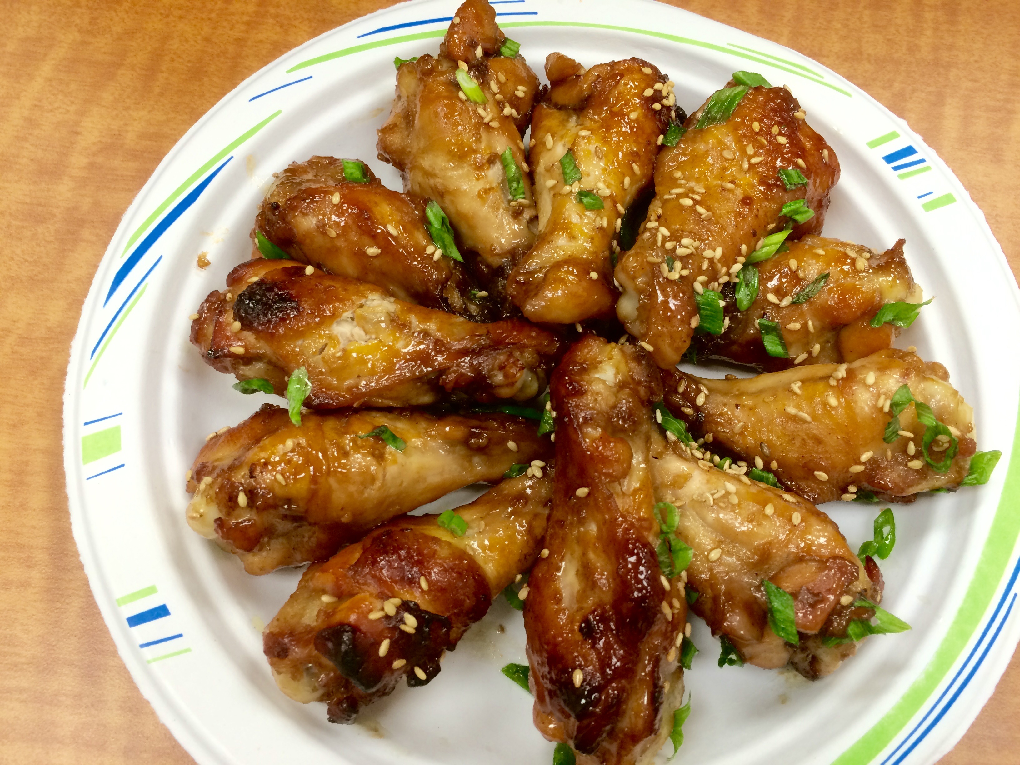 Baked Asian Style Sweet Chicken Wings